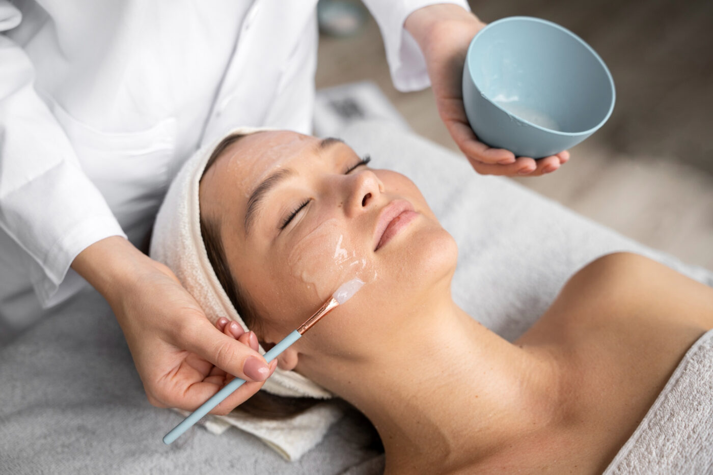 Soins du visage à l'institut